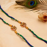 Traditional Krishna Premium Rakhi Pack of 2