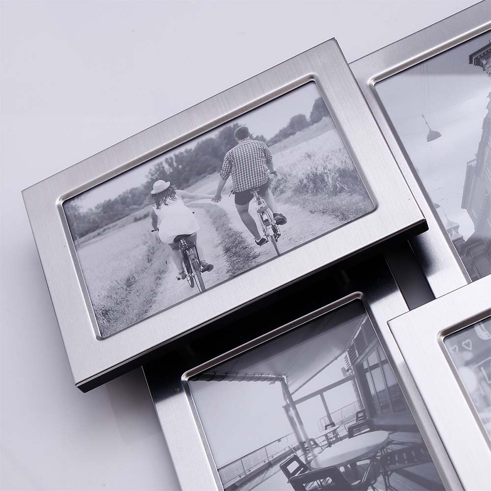 Silver plated Multi Space Photo Frame