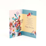 Celebrate New Year Greeting Card with Envelope