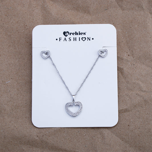 Ever Amour Pendant with Earring Set