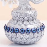 Protective Blooms Evil Eye Vase