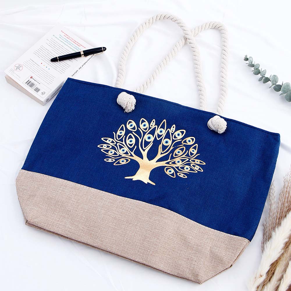 Old Tree Evil Eye Tote Bag