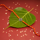 OM Premium Silver Rakhi