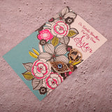 Talisman Evil Eye Keychain With Greeting Card