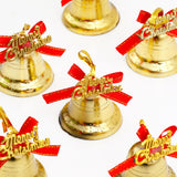 Pack of 6 Golden Christmas Bells