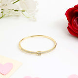 Statement Square Golden Bracelet