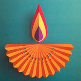 Joyful Diwali Seasons Greeting Card Pack Of 50