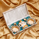 Lord Ganesha Idol with Handcrafted Diya in Elegant Box