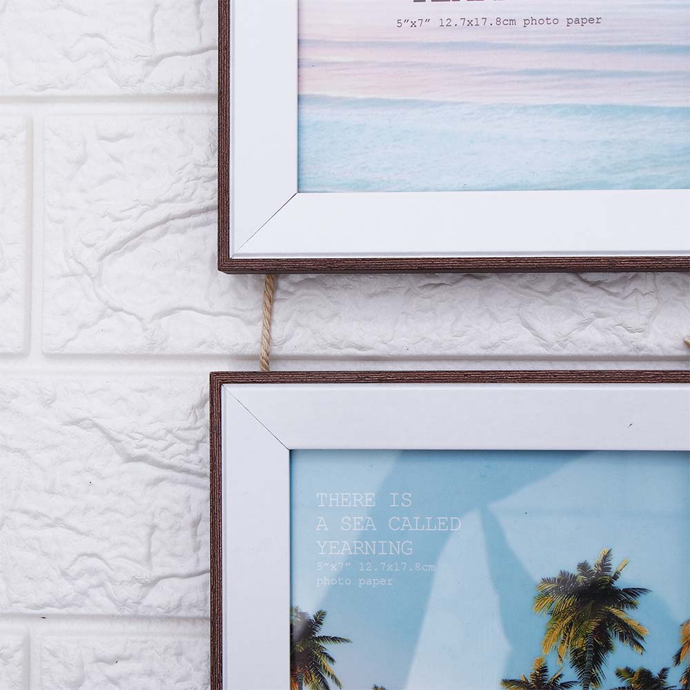 Sea Of Yearning Triple Space Hanging Frame