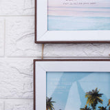 Sea Of Yearning Triple Space Hanging Frame