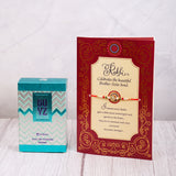 Boys Perfume with Rakhi Greeting Card