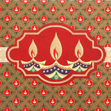 Divine Diwali Seasons Greeting Card Pack Of 10