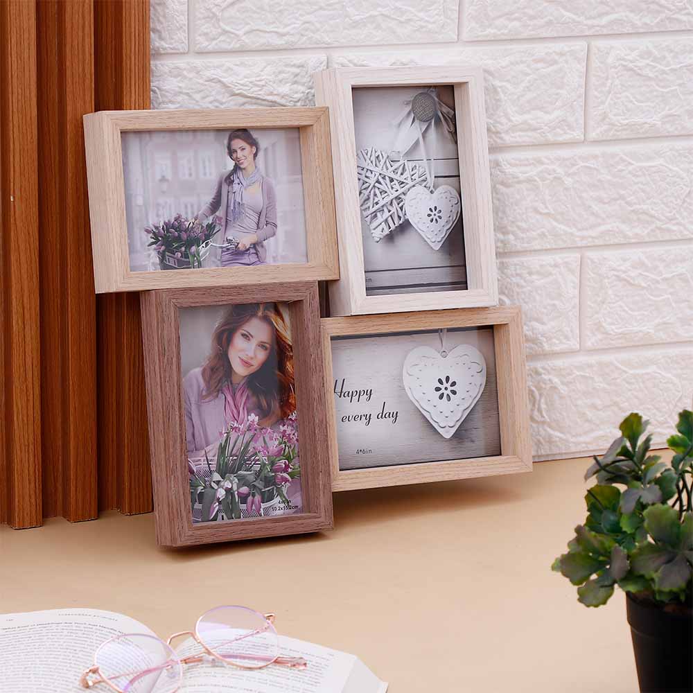 Wooden Scapes Multi-Space Photo Frame