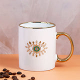 Evil Eye White Ceramic Mug
