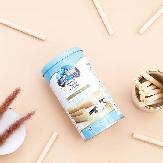 White Castle Luxury Wafer Rolls - Vanilla 