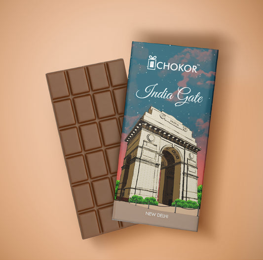 CHOKOR India Gate - Milk Chocolate Bar