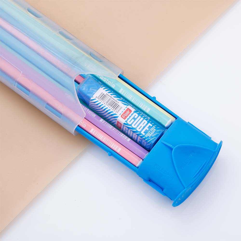 Flair Aero Pencil Kit - 10 Pencils with Eraser and Sharpner