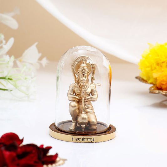 Mahabali Hanuman Idol - Gold