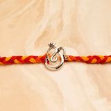 OM Ganesha Premium Silver Rakhi