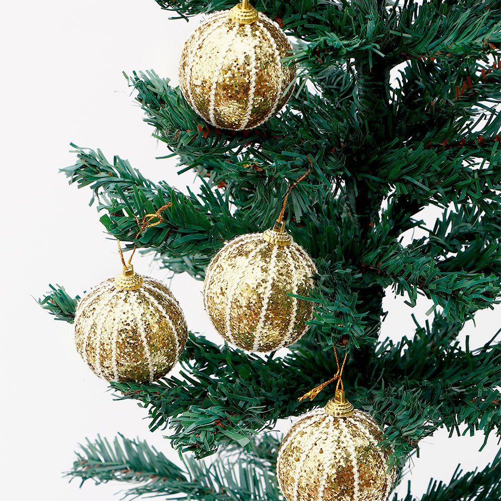Golden Christmas Decor Balls