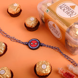 Avengers Spiderman Rakhi  with Ferrero Rocher 200 GM