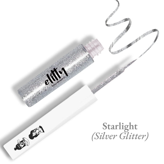 Elitty Silver Glitter Eyeliner -Starlight ( 4ml)