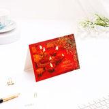 Classic Diwali Seasons Greeting Card Pack Of 10