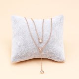 Regal Gold Drop Chain Pendant