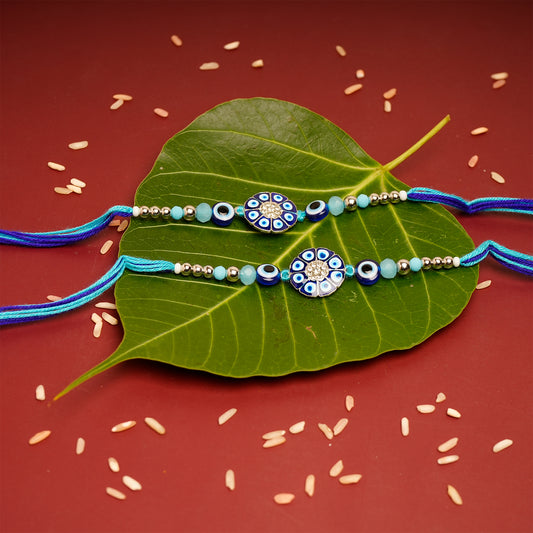 Sacred Evil Eye Premium Rakhi Pack of 2