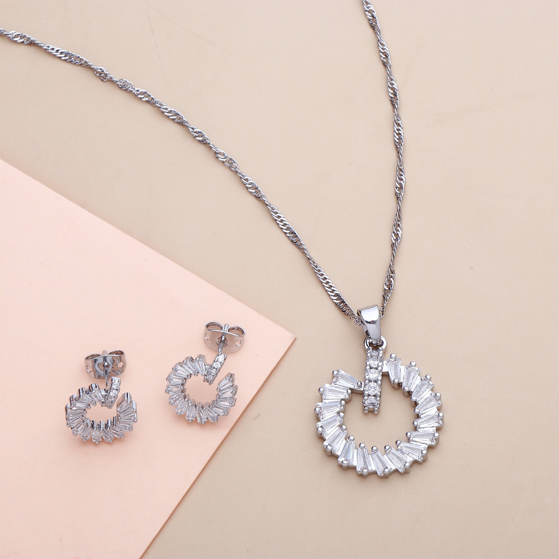 Forever Yours Pendant with Earring Set