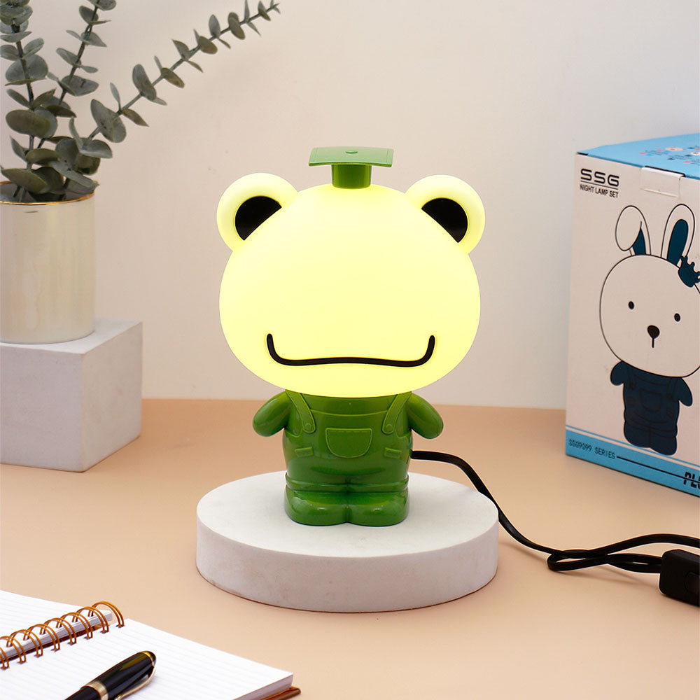 Green Frog Night Light Kids Lamp