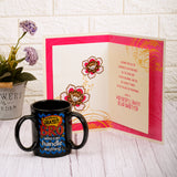 Good Times We Shared Greeting Card With Three Handle Mug