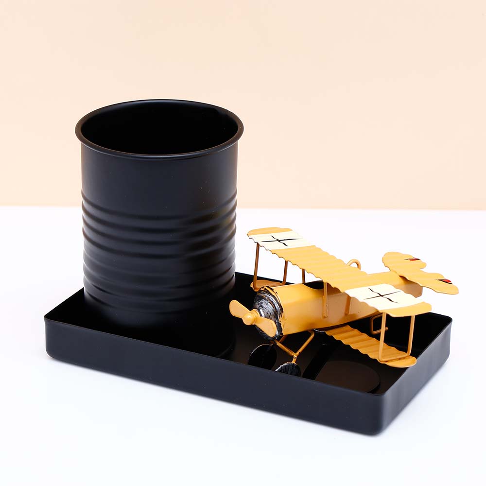 Aircraft Biplane Penstand - Yellow