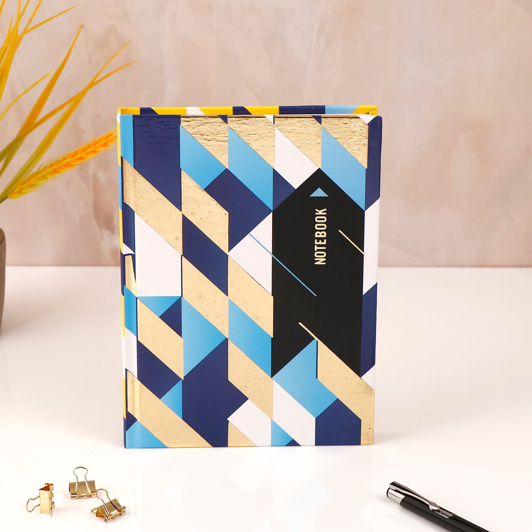 Abstract Notebook with Greeting Card and Ferroro Rocher 200 GM