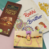 Hanuman Rakhi with Temptation, Greeting Card, Roli & Chawal