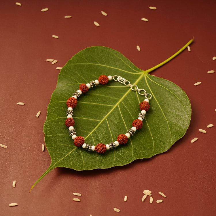 Traditional Rudraksh Bracelet Rakhi