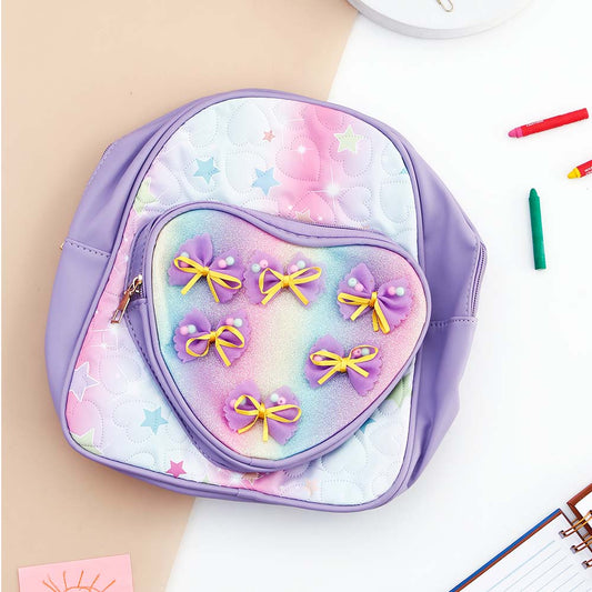 Purple Ribbons Kids Bag
