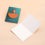 Joyful Diwali Seasons Greeting Card Pack Of 50