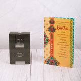 01 Men Perfume with Best Wishes Rakhi Greeting Card