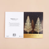 Pack Of 10 Joy and Peace Seasons Greeting Card