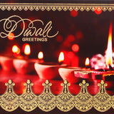Joyous Diwali Seasons Greeting Card Pack Of 10