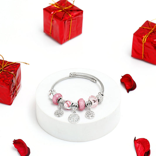 Magic Trees Charms Silver Bracelet