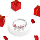 Magic Trees Charms Silver Bracelet