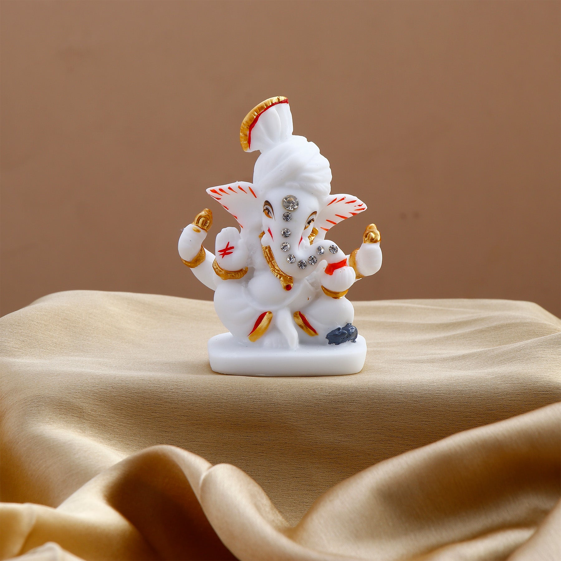 Shree Ganesha Idol with Bag and Modak 250 GM
