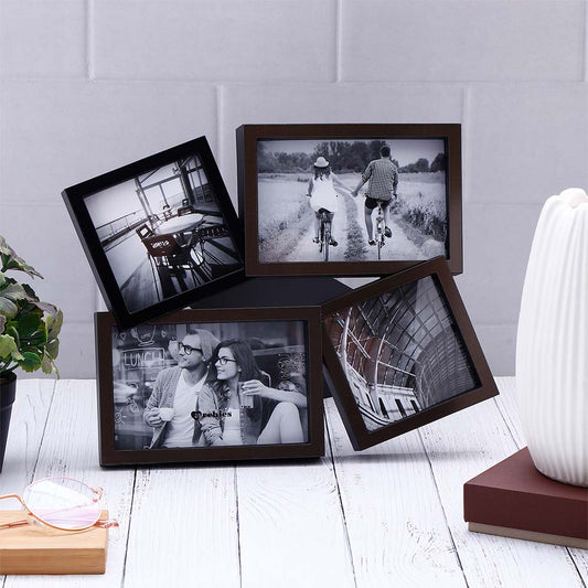 Black and Brown Multi Space Photo Frame