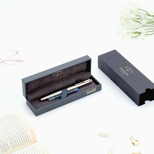 Aster Brushed Metal Fountain Pen