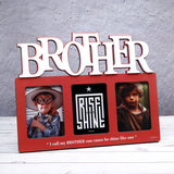 Brother Quoted Wooden Photo Frame