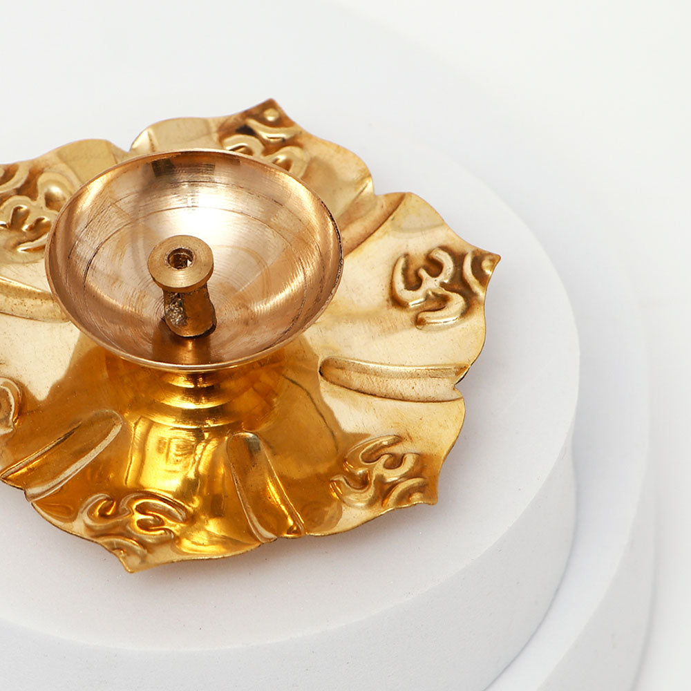 OM Golden Akhand Jyoti Diya