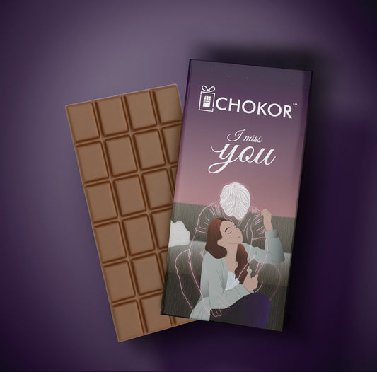 CHOKOR I Miss You Boy - Milk Chocolate Bar