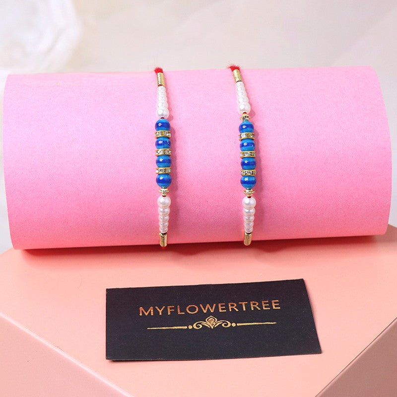 Set of 2 Pearl Rakhi
